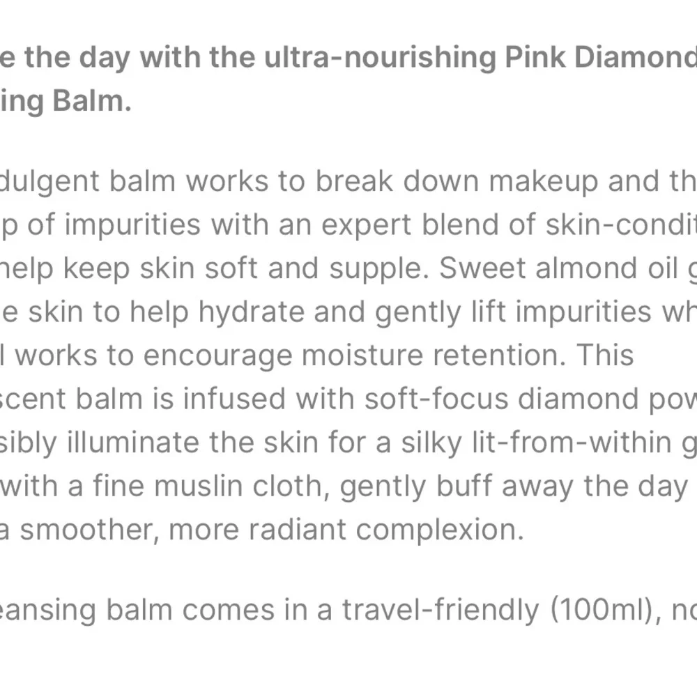 Rodial Pink Diamond Cleansing Balm - Picture 3 of 3